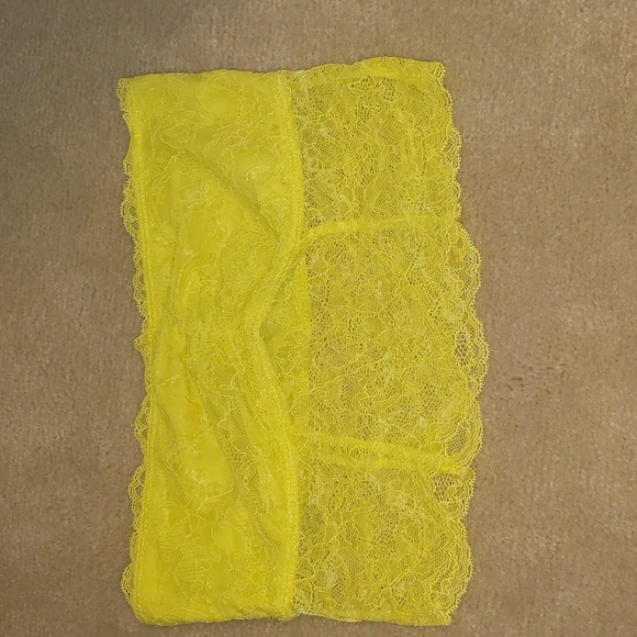 American eagle neon yellow lace bandeau - Picture 1 of 3
